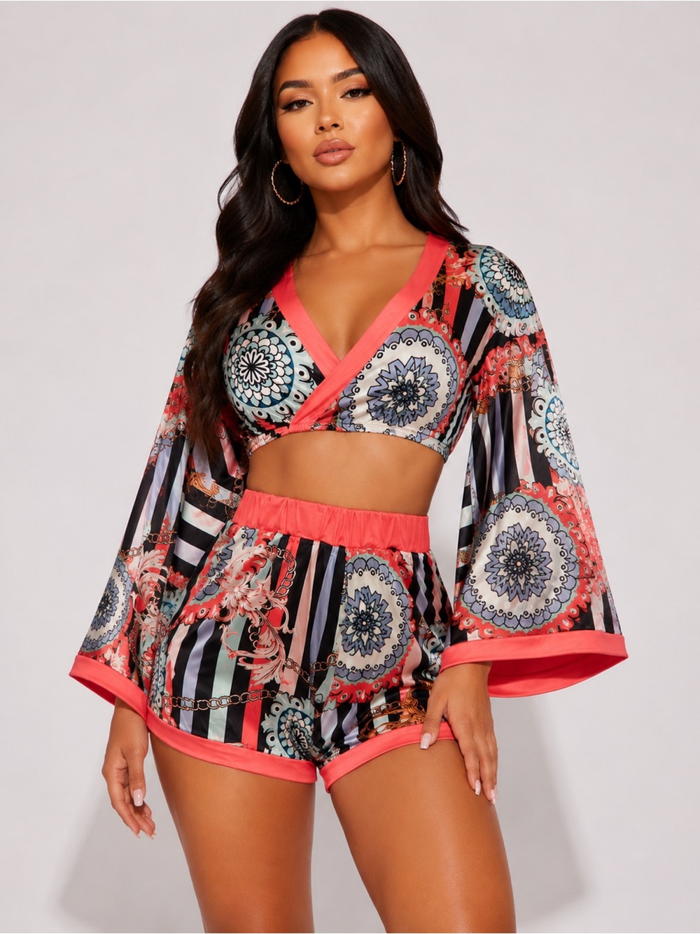 Versace Inspired short set